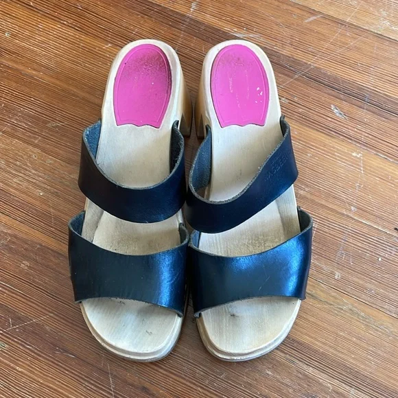 Swedish Hasbeens Maria Slide Clogs - Picture 3 of 7